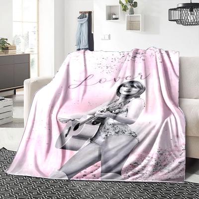 Taylor Swift Lover Blanket Soft Throw Blanket For Home Bedroom Bed Sofa Travel Office Solid Christmas Blanket