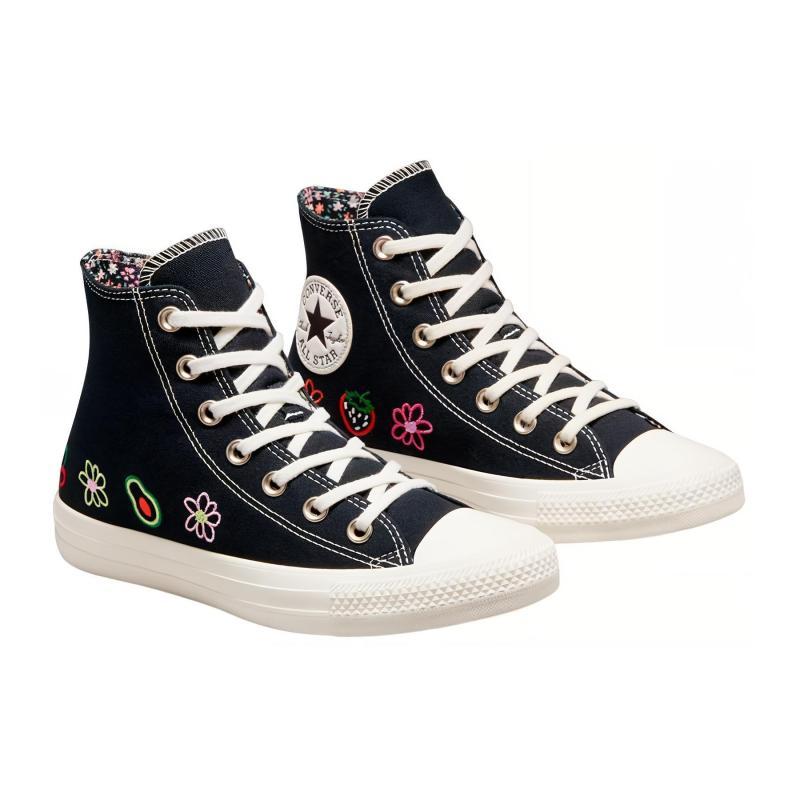 Converse Chuck Taylor All Star Simple and Versatile High-Top Canvas Shoes Unisex Black