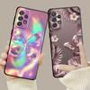 Bling estetyczny motyl róża sztuka etui do Samsung Galaxy A14 A73 A53 A71 A51 A31 A33 A22 A12 A21s A13 A32 A52s A72 A52 A23