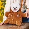 Adjustable Autumn Winter Dog Bag Warm Cute Cat Bag Little Bear Windproof Shoulder Bag for Outgoing Travel cat transport