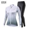 NUCKILY Women's Summer Riding Thin Long Sleeve Sportswear Bicycle Mountain Bike Riding Clothing Set Wholesale