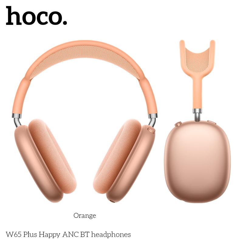 Hoco W65 Plus Kablosuz Kulaklık: Bluetooth 5.4, ANC Gürültü Engelleme, 45 Saat Çalma Süresi, Manyetik Kulaklıklar ve Nefes Alabilen Kafa Bandı