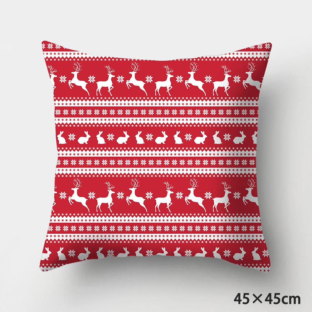 Christmas Cushions Happy New Year 2022 Wedding Decor Patterns from  Home  Gifts