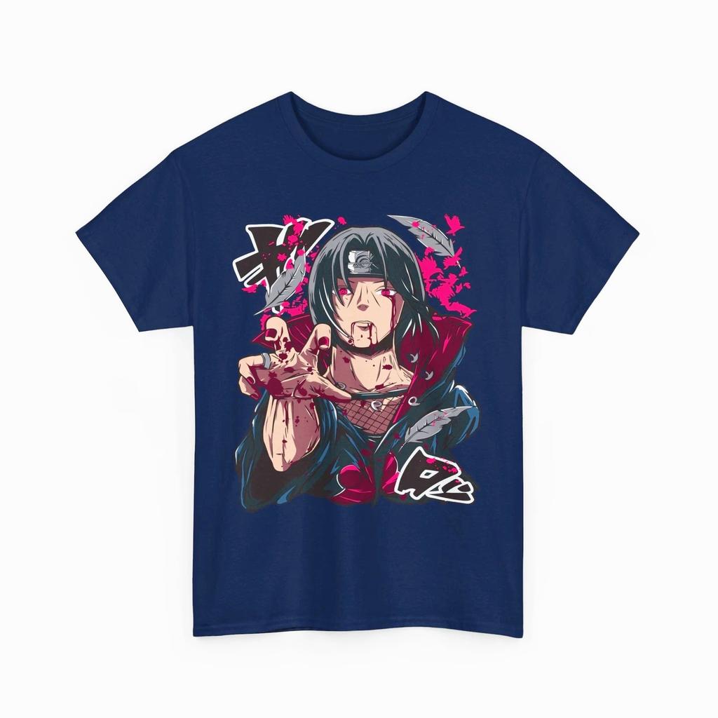 Hot Sale Naruto Shippuden Itachi Uchiha Manga Graphic Print T-shirt Men Women Streetwear Harajuku Y2K Fashion Casual Oversized Top Summer New Tee