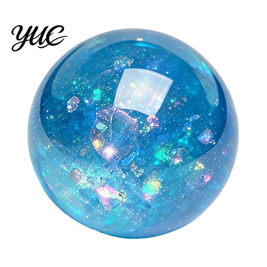 Hand Therapy Exercise Balls Coconut Oil Stress Relief Balls, Squishy Glitter with Colorful Sequins, Office Desk Toys Slow Rising Fidget Toy,