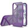 Suitable Black 16 Bracket Phone Case Two-in-one 15pro Max Drop Resistance Magnetic Protective Cover