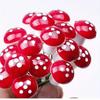 10/50/100pcs Artificial Mini Mushroom Miniatures Fairy Garden Moss Terrarium Resin Crafts Decorations Stakes Craft