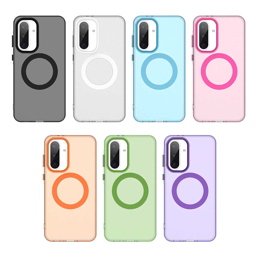 Magsafe Matte Phone Case For Samsung Galaxy A36 A56 A26 A16 5G Protective Case Magnetic Wireless Charging Shockproof Back Cover