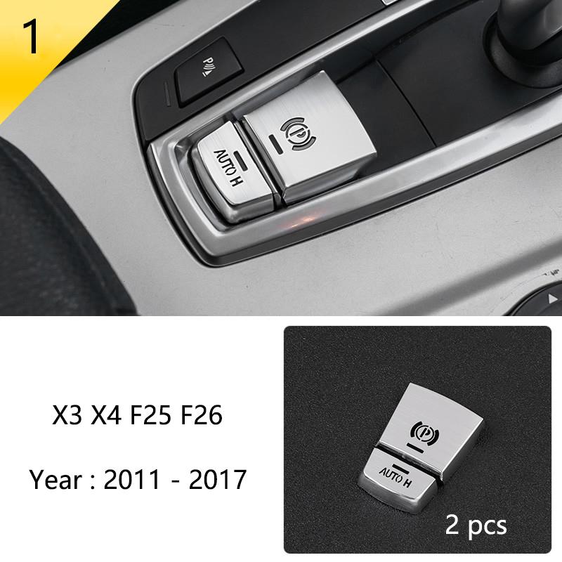 BBJS7 Accessories for BMW X3 X4 F25 F26 Car Inner Gearshift Air Conditioning CD Panel Door Armrest Cover Trim Decorative Car Stickers