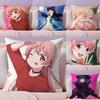 Witch Anime Wwatch Pillow Case Pillow Case Plush Fabric Soft Double Sided Print Home Sofa High Quality Cushion