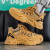 Thick Sole Versatile Clunky Sneaker For Men  New Trend Mesh Lace Up Breathable Casual Sports Shoes Increased Soft Soles