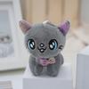 Soft Fuzzy Plush Toy Cat Keychain Adorable Mini Stuffed Doll Bags For
