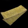 Wedding party Home Decor Rhinestone     Mesh Wrap   Gold