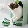 Super Large Drawer-Style Cat Litter Box Fully Enclosed Design with Flip-Top Lid Sand-Proof Toilet for Cats Spacious Litter Tray