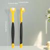 Three sided pet toothbrush, dog plastic toothbrush to remove bad breath, Tatar cleaning for oral hygiene, pet dental care, cat c
