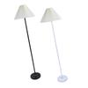 Modern Floor Lamp Multipurpose Stylish Minimalist Fabric Round Lamp Shade Standing Lamp for Living R