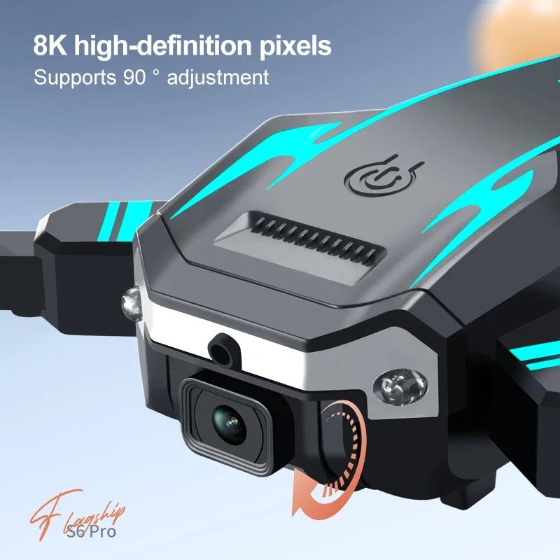 Nuevo G6 UAV Mini Drone Profesional Cuadricóptero Plegable S6 8K HD Cámara GPS Vehículo Aéreo No Tripulado WIFI RC Helicóptero Juguete de Regalo