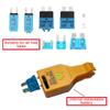 Testeur de fusible automobile portable 12V 24V CC avec indicateur LED Parfait pour la réparation de voiture Bricolage à domicile Atelier de maintenance automobile