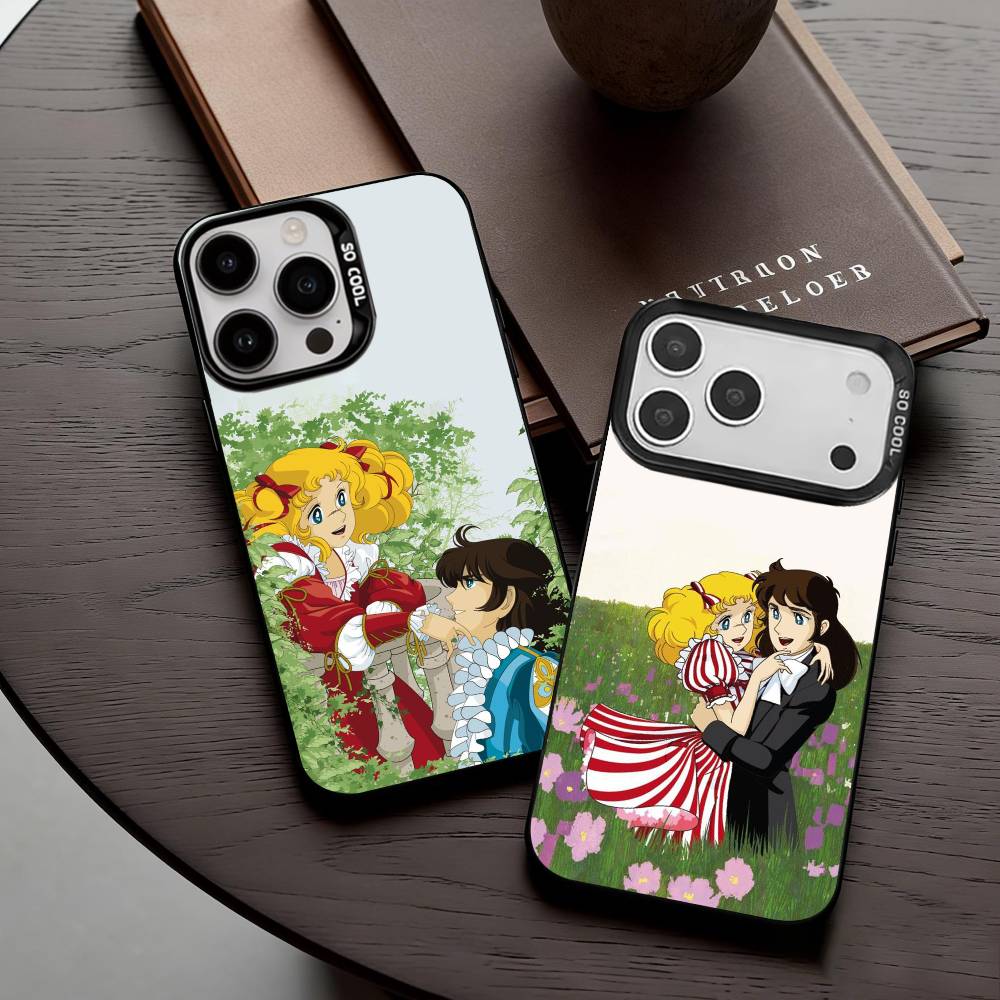 Sweet C-Candy C-Candy TV Series Phone Case For iPhone17,16,15,14,13,12,11 Plus,Pro Max Black Candy Silver Plated Cover
