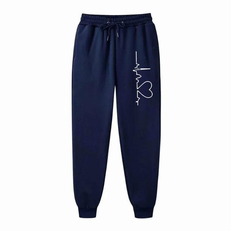 Four Seasons New ECG Print Casual Women's Sweatpants Jogging Gym Pants Winter Daily Casual Elements Sports Street Long Pants