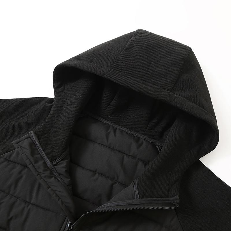 Plus Size 4XL-10XL Mode vinterparkas för män med stickade långa ärmar Ytterkläder Huva Oversize Lösa tjocka varma herrjackor