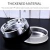 Stainless Steel Ashtray Round Windproof Ashtrays with Rotating Lid for Home Garden Outdoor Indoor Smoking Accessory
