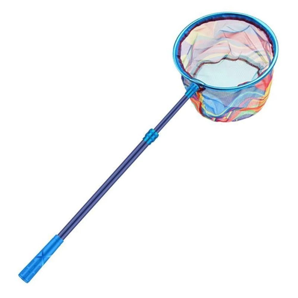 Retractable Design Pocket Fish Dip Net Heavy-Duty Butterfly Nets Kids Outdoor Play