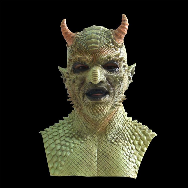 Horror Masquerade Supplies Full Face Adult Mask Halloween Latex Head Scary Mask