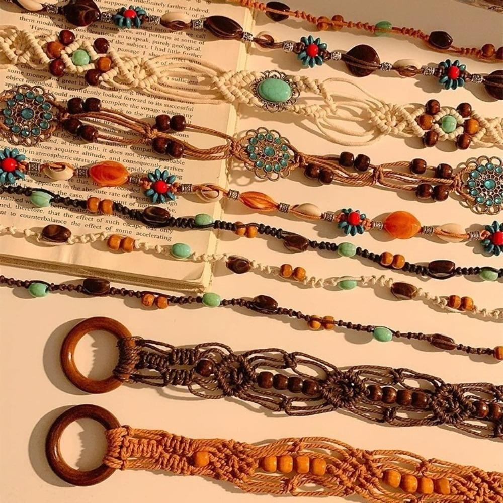 Hand Woven Body Chain Retro Jewelry Accessories New Belt Strap Women