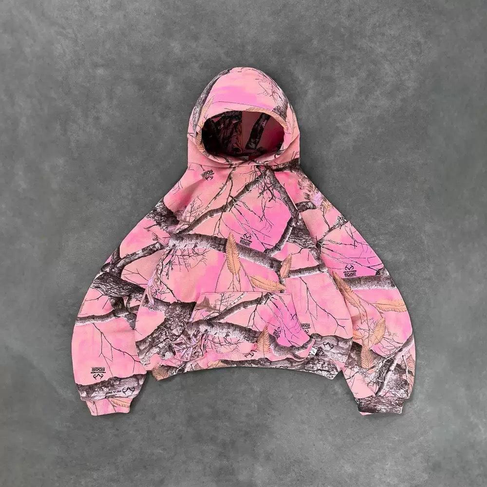 Women's Full Zip Hoodie Realtree Tree Camo 3D Print Long Sleeve Oversized Casual Streetwear Hooded Sweatshirt