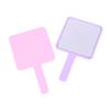 For Eyelash Extension Handheld Makeup Mirror Square Makeup Vanity Mirror With Handle Hand Mirror Spa Salon Compact Mirrors