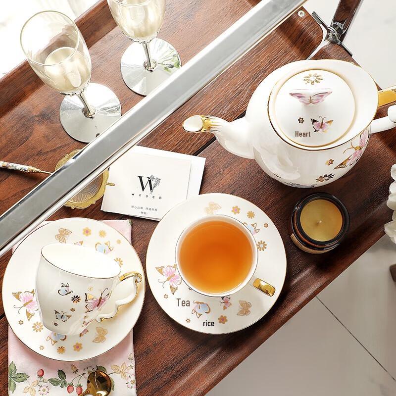 WOOCH Dream Butterfly Ceramic Tea Set Gift Box