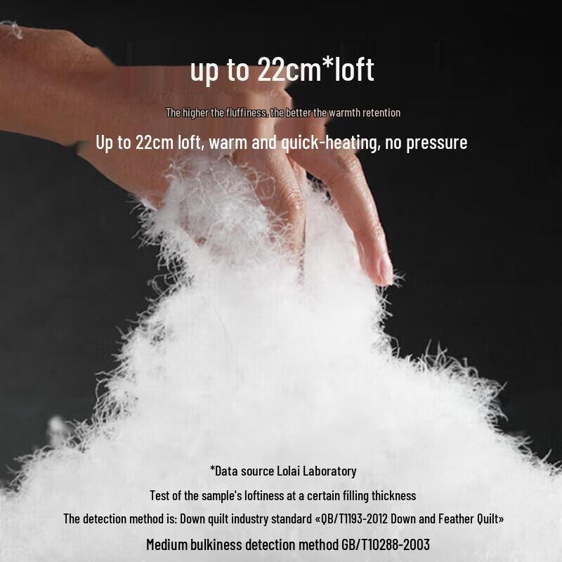 LUOLAI Yishu 95% White Goose Down Winter Duvet