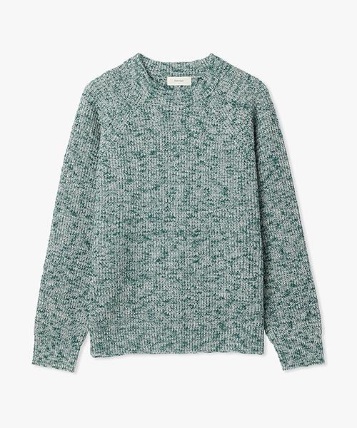 Pabeulega Lake Cotton Blend Oversized Knit (Forest Green)
