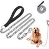 120cm Pet Dog Metal Wear Resistant Chain For Small Medium Dog Chain Leads Iron Chain Anti-Bite Metal Pet Dog Chain Supplies