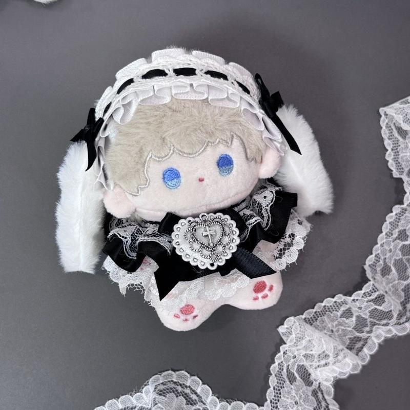 Exquisite Cotton Doll Lace Baby Clothes Suit 10cm Newborn Doll Outfit Affordable Toy Accessories for Collectors