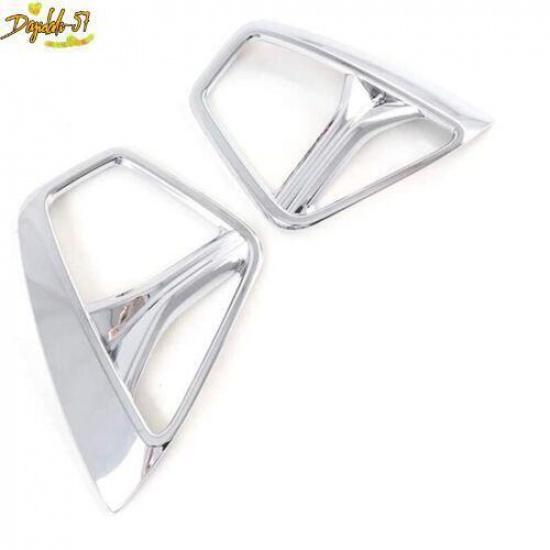 ABS Chrome Front Fog Light Lamp Cover Decor for Chevy Blazer -