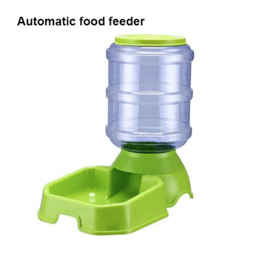 High Capacity Dog Automatic Feeders Plastic 21*32.5*31cm Feeding and Drinking Tool 5 Colors Pet Feeding Bowl Pet Supplies