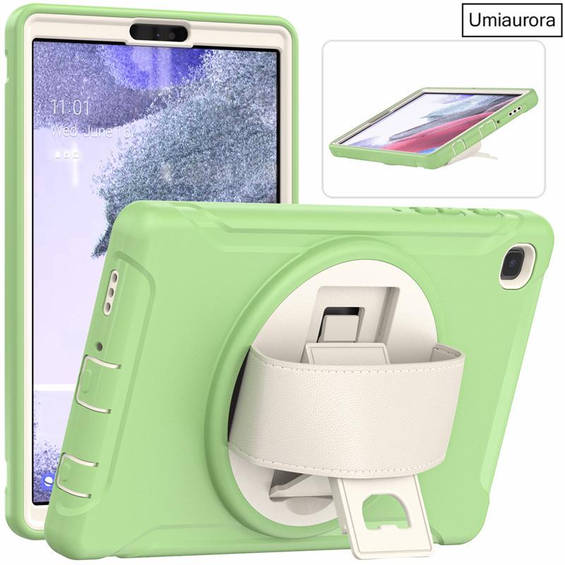 For Samsung Tab A A7 A8 A9+ A11 Plus 11 Inch SM-X230 X210 X200 S6 Lite 10.4" Shockproof Tablet Case Hand Strap Stand Armor Funda