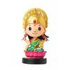 Laxmiji (Green) and Shree Ganesh (Red) Bobblehead Idol | Decoration Items for Home Decor, Car Dashboard, and Office Table | God Statue for Festival