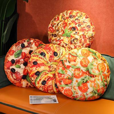 Creative Simulation Food Pizza Throw Pillow Plush Toy Home Sofa Pillow Cushion Doll Activity Gift