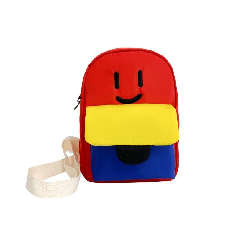 Adorable Smile Face Crossbody Bag For Children Ideal For Preschool And Daily Use