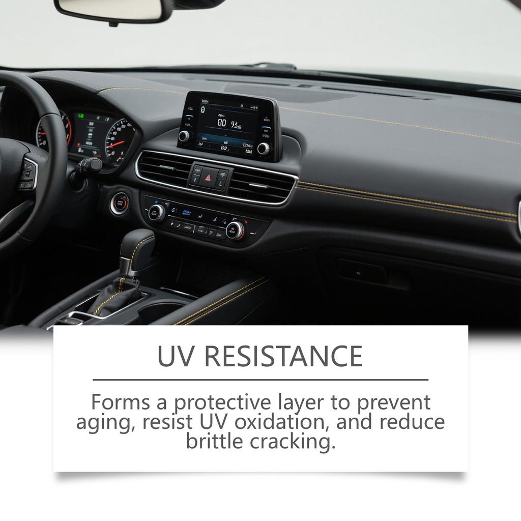 Car Plastic Care Cream, With Sponge Included, Interior Cleaning, Plastic Refurbishment Cream