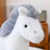 New White Horse Plush Toy Doll Cute Simulated Foal Doll Children's Birthday Gift