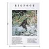 Minimalist Cryptids: Bigfoot Throw Blanket for babies Picnic bed plaid Plush Blankets