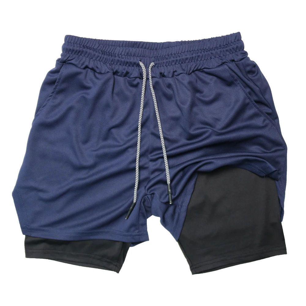 2026 European Fashion Men's and Women's Anti-Exposure Double-Layer Quick-Dry Shorts