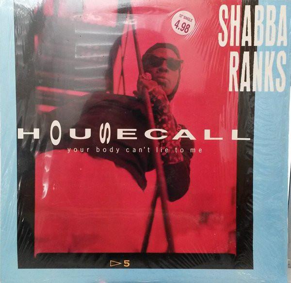 

12inch Record SHABBA RANKS Housecall Your Body Cant Lie To M 4973929 Epic 1991 US Reggae Ska Dub Used