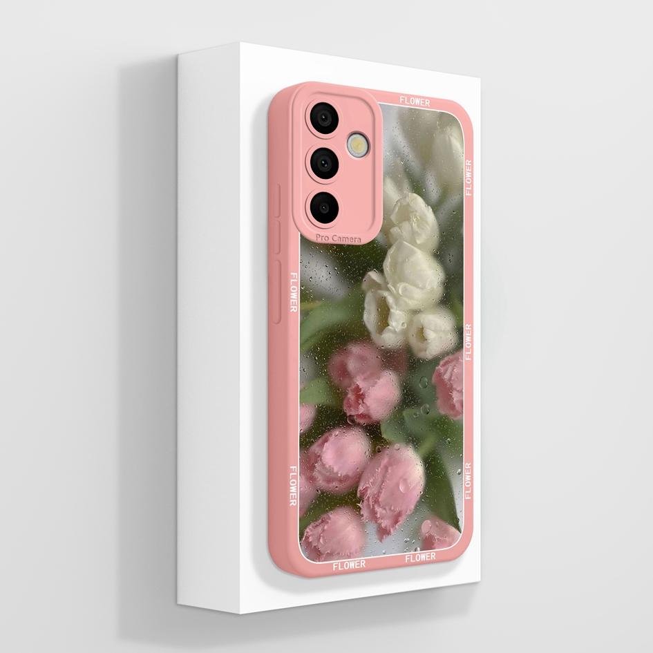 Phone Case For Samsung A15 A16 A26 A36 A56 M15 Fashion Aesthetic Butterfly Lightweight Soft Screen Protector Liquid Silicone Couples Cover For Samsung