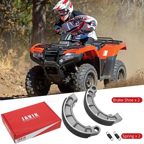 Rear Brake Shoes For Honda Rancher 350 400 420 Foreman 400 450 500 520, OEM# 06430-HN0-A30 06430-HN0-A20 06430-HN0-A01