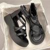 Vintage Fashion High Top Roman Ladies Sandals